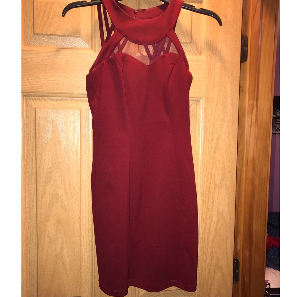 Davids Bridal Red Dress